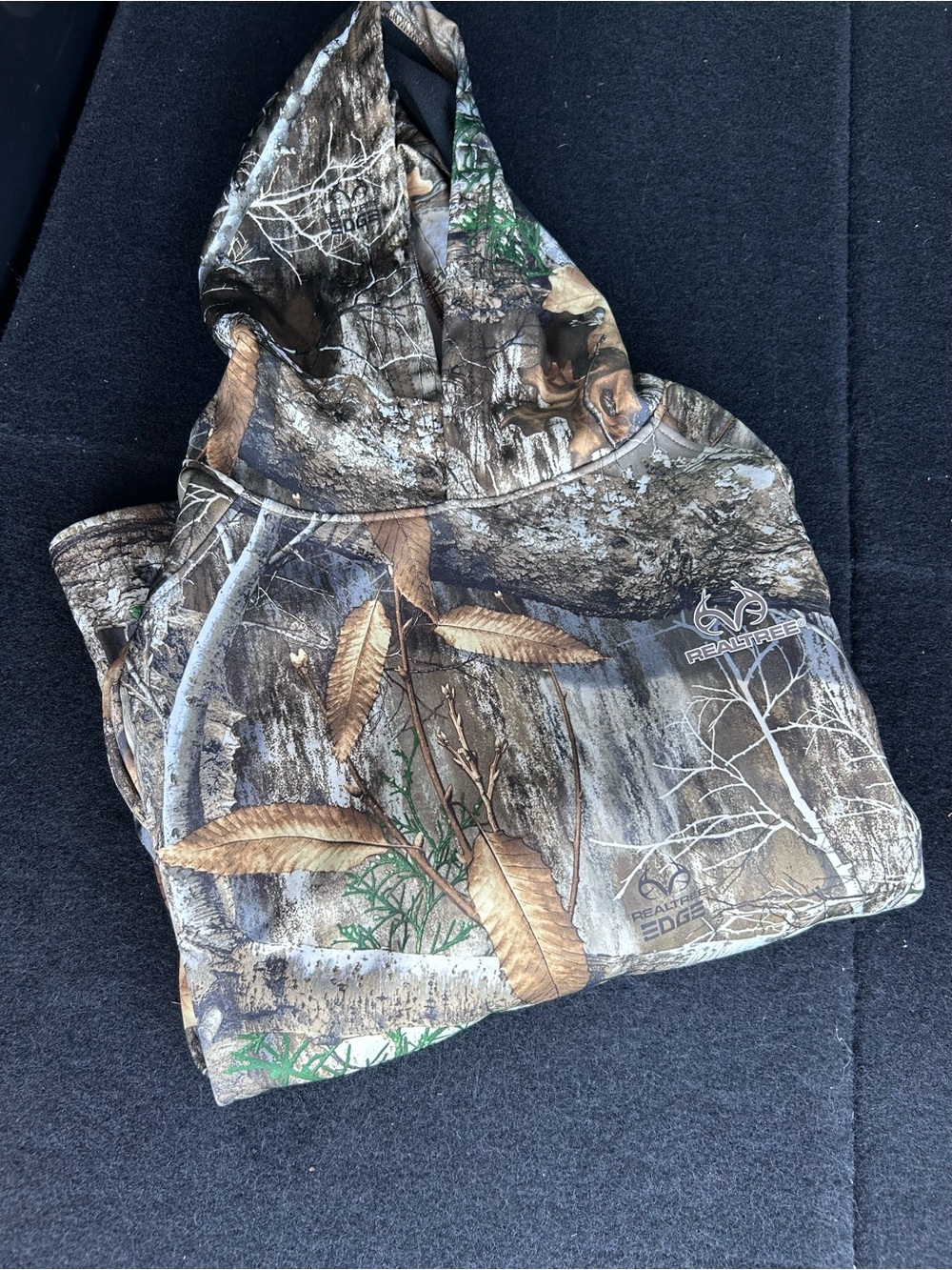 Realtree Camo Hoodie in Brown, Green, Tan and Gray